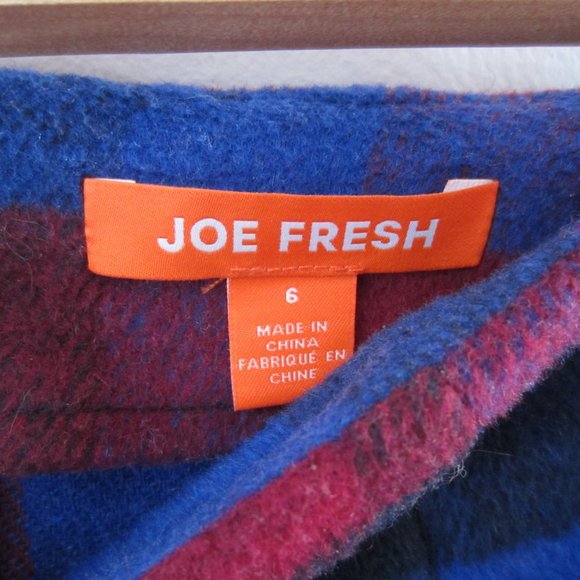 JOE FRESH Plaid Checked Skirt - Picture 2 of 5